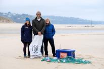  Annette Eatock, Hadden Page and councillor Sophie Johnson are part of Plastic Free Hayle, the latest community in Cornwall to achieve plastic free status (Image: Greg Martin / Cornwall Live) 